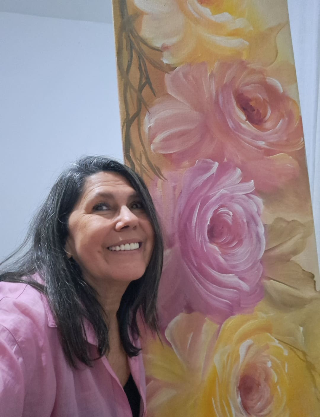  Hacer una imagen pintando flores coloridas