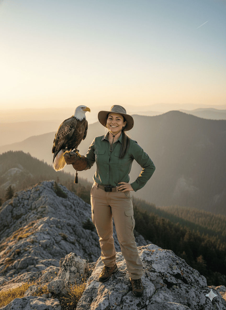 Trekking con mi aguila dorada
