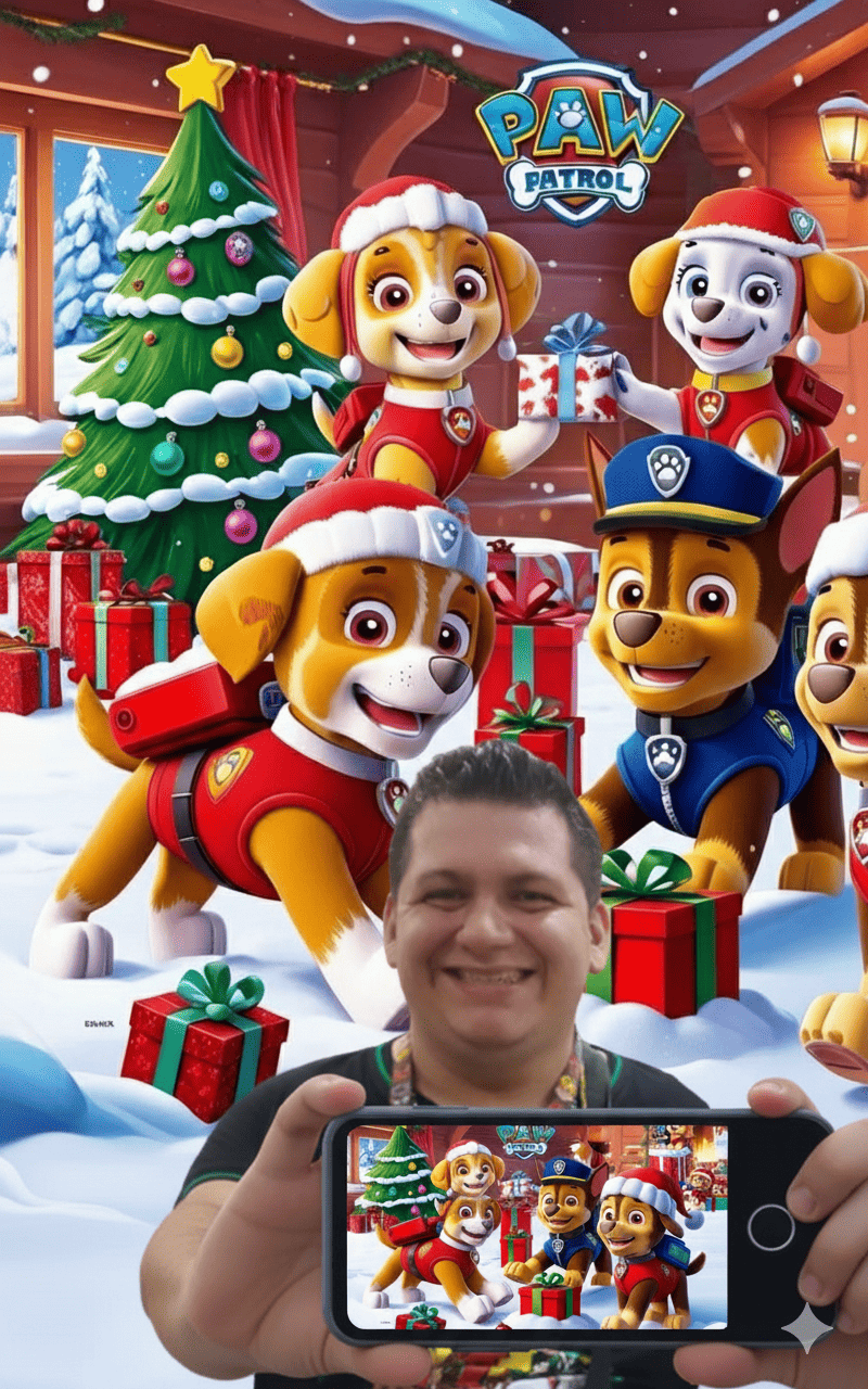 Paw Patrol junto a Paolo