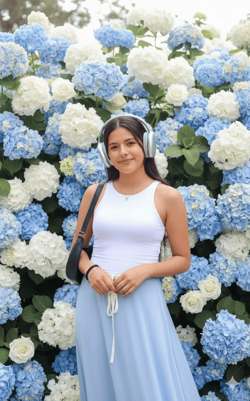 Sinfonía Azul entre Flores