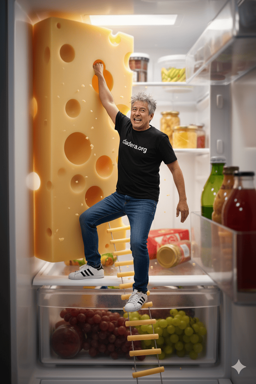 Giant block of cheese