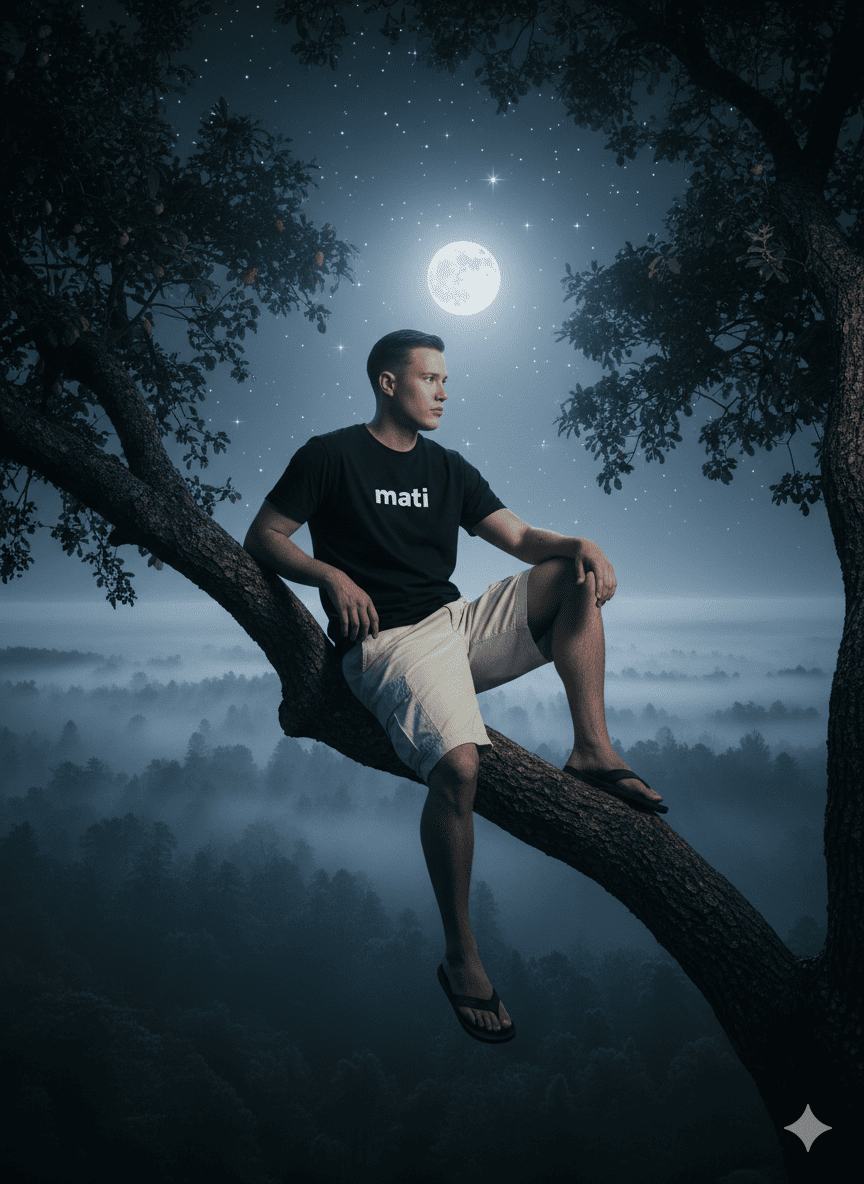 Contemplando la noche