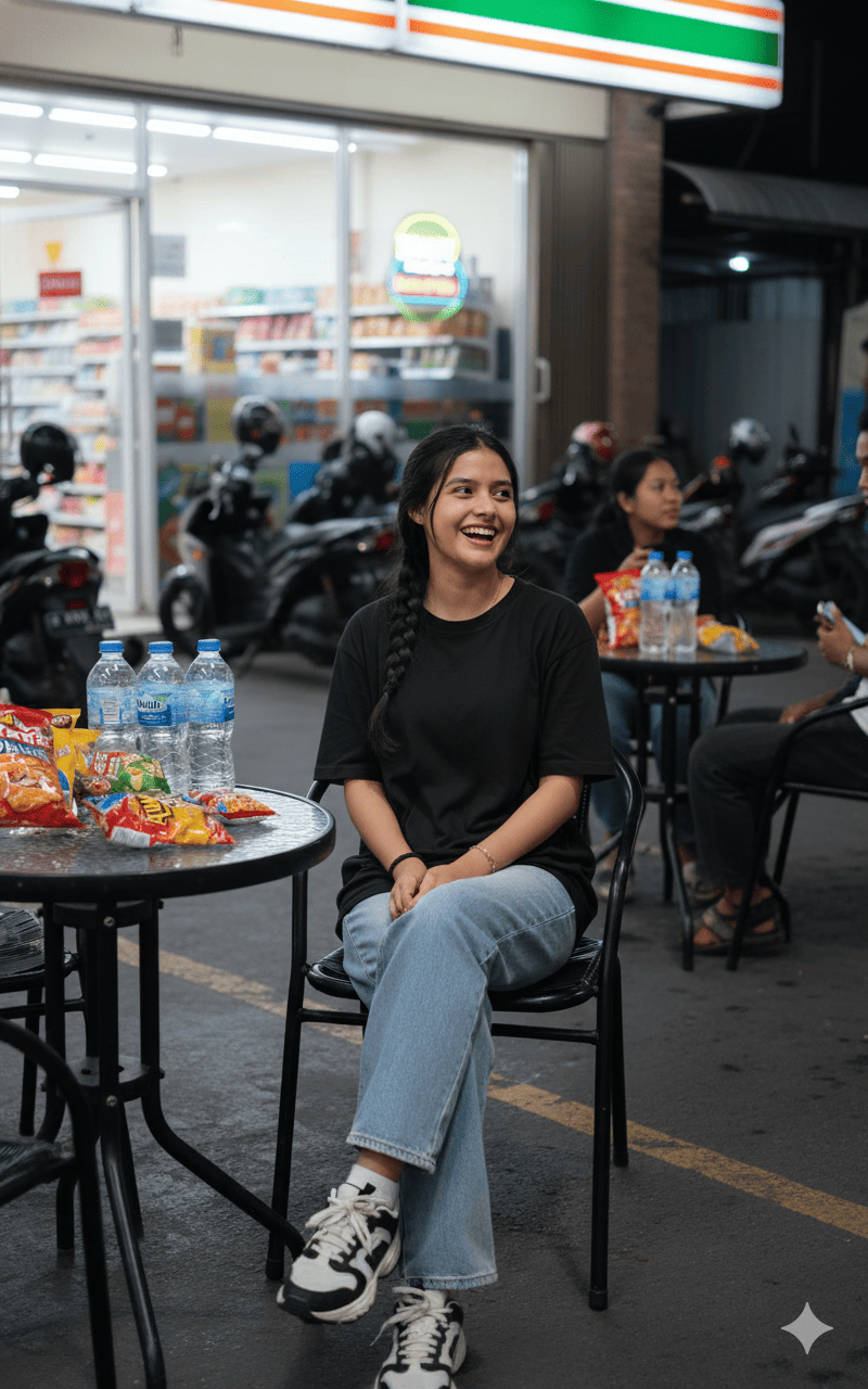 Noche casual en la tienda