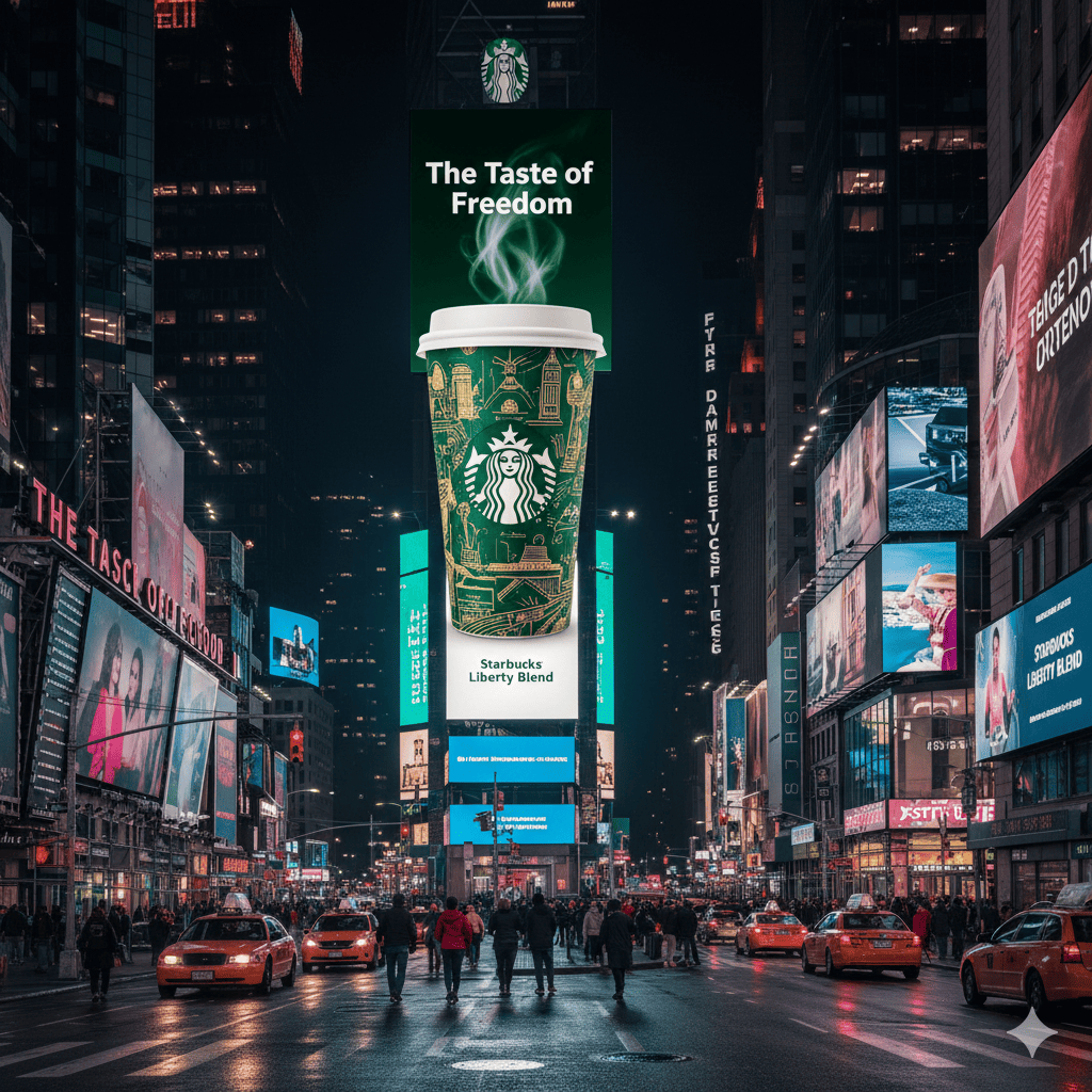 Valla Starbucks Times Square 