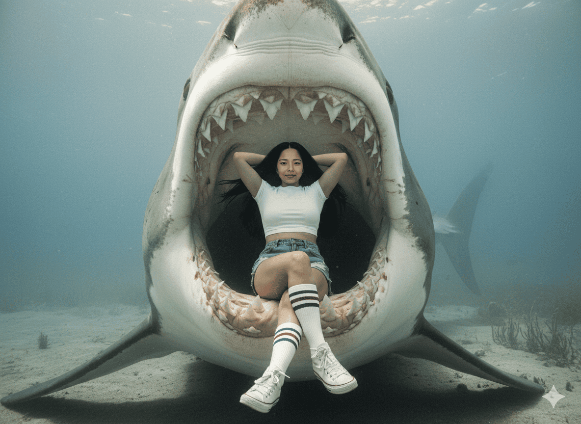 Si no puedes con el tiburón, úsalo de sillón