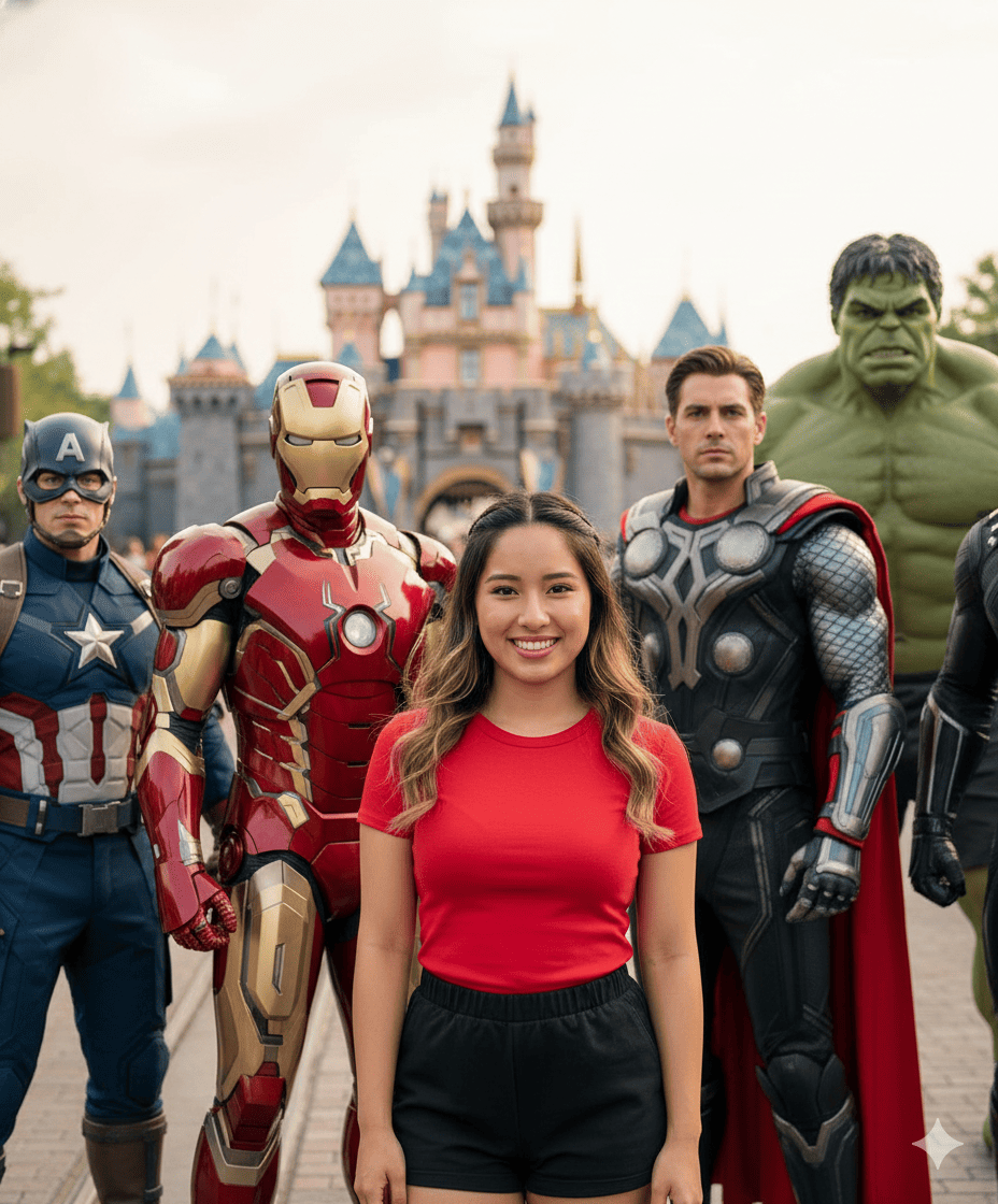 Super héroes en acción 