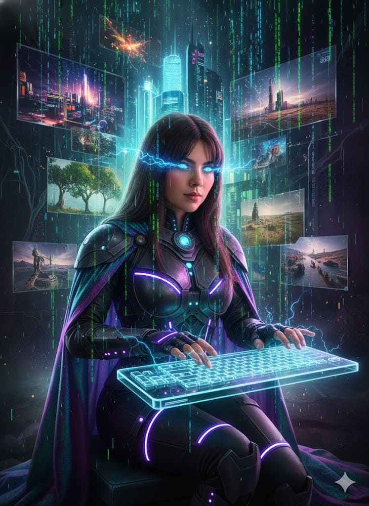 Ojos de Luz Cibernética