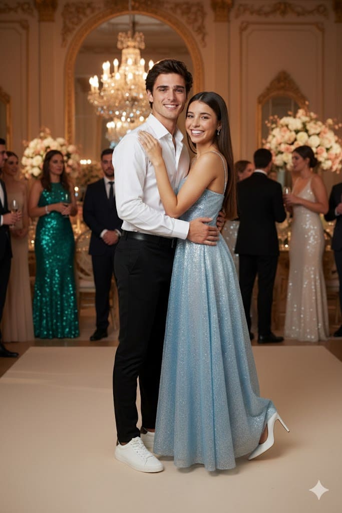 Foto elegante con tu artista favorito