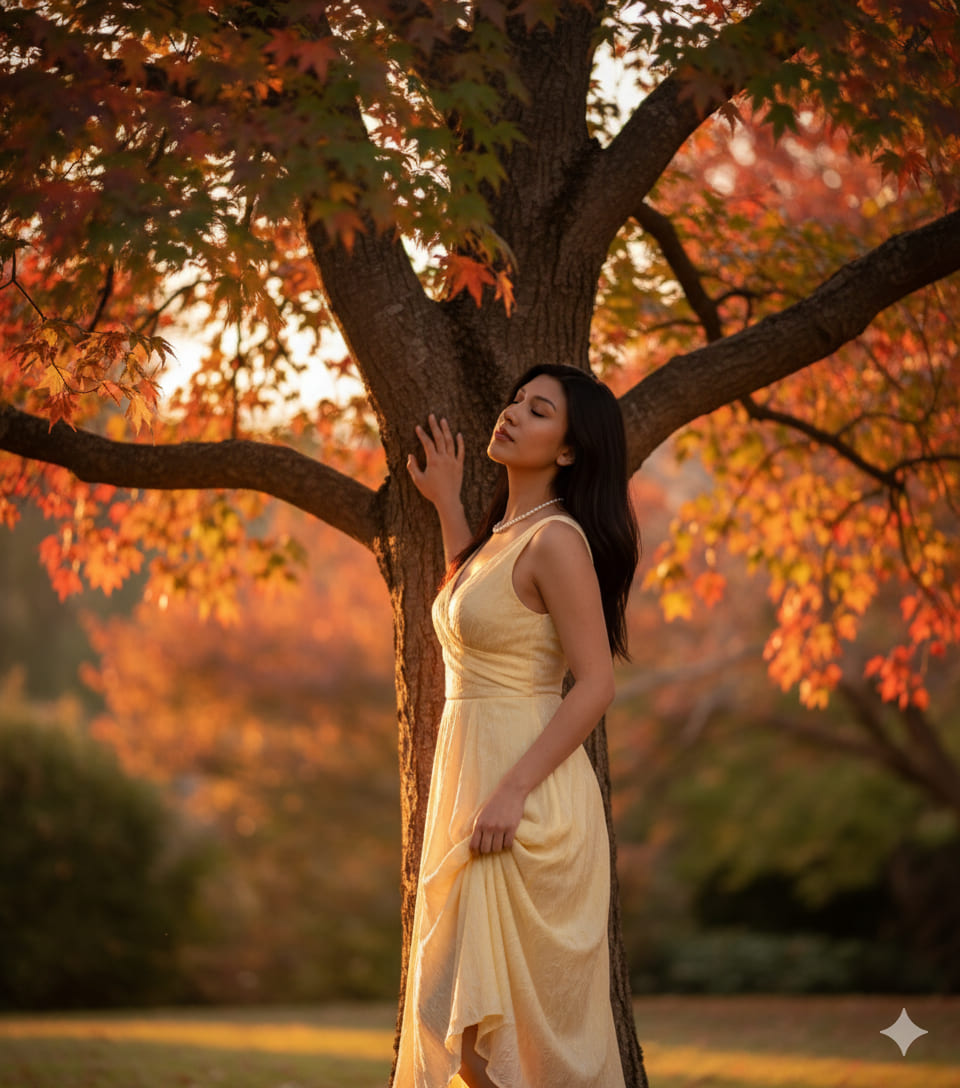 En la calma del otoño: una conexión serena con la naturaleza