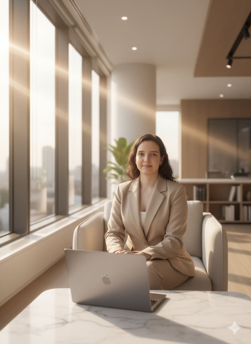 Empresaria Moderna Elegante