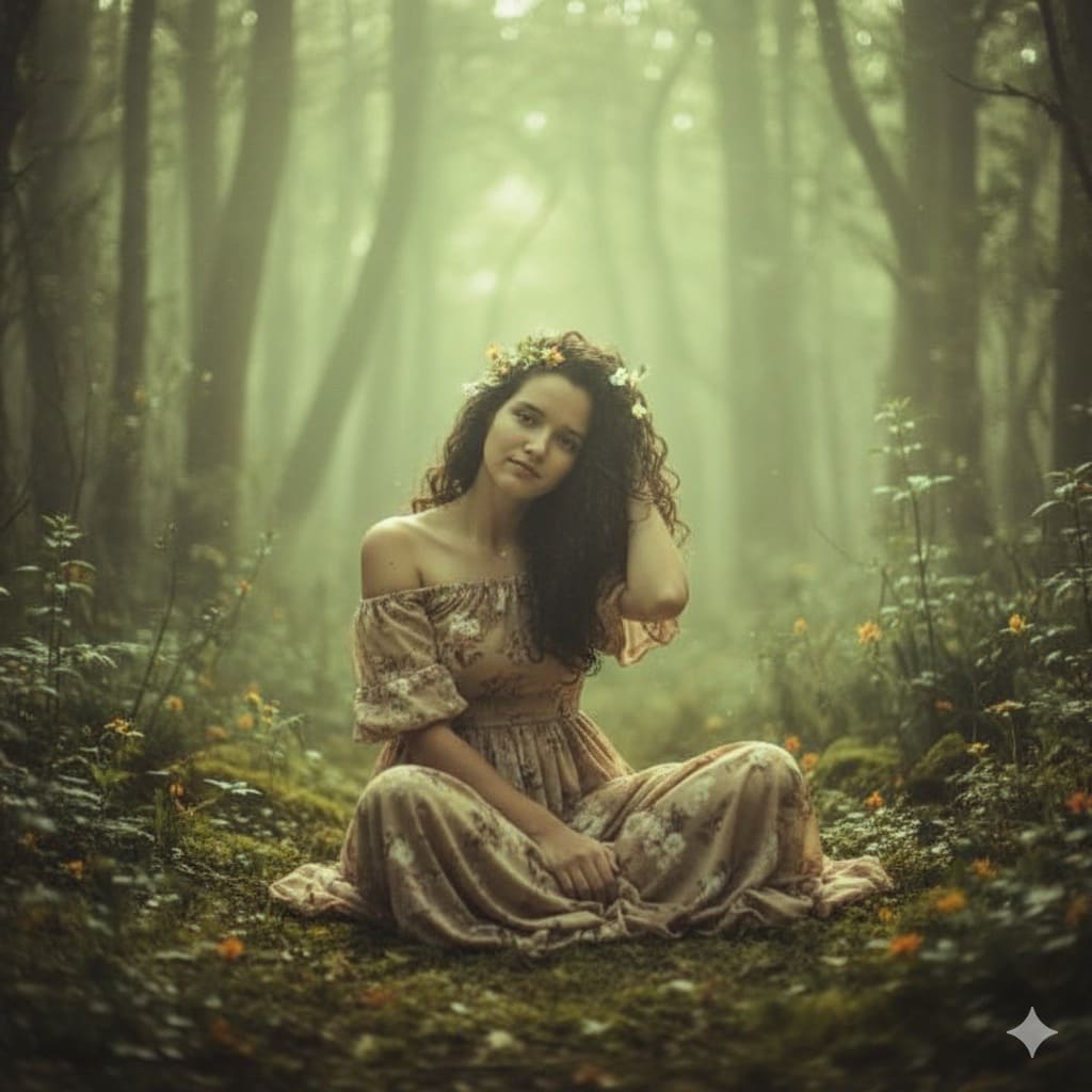 Estilo Realista Natural Forest Vintage Soft