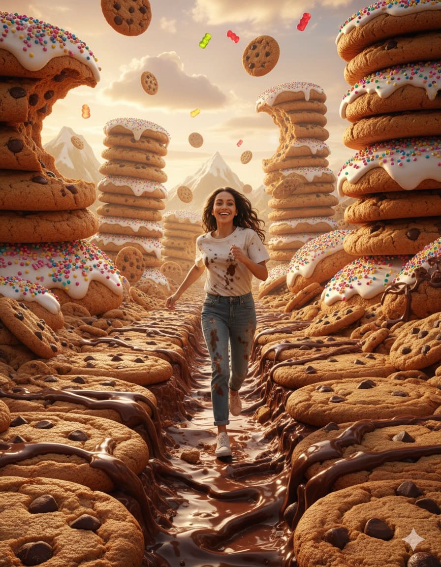 Corriendo en un Mundo Hecho de Galletas”