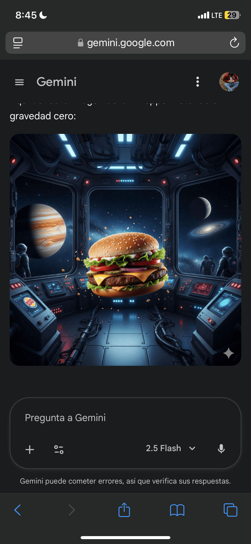 Whopper Espacial 