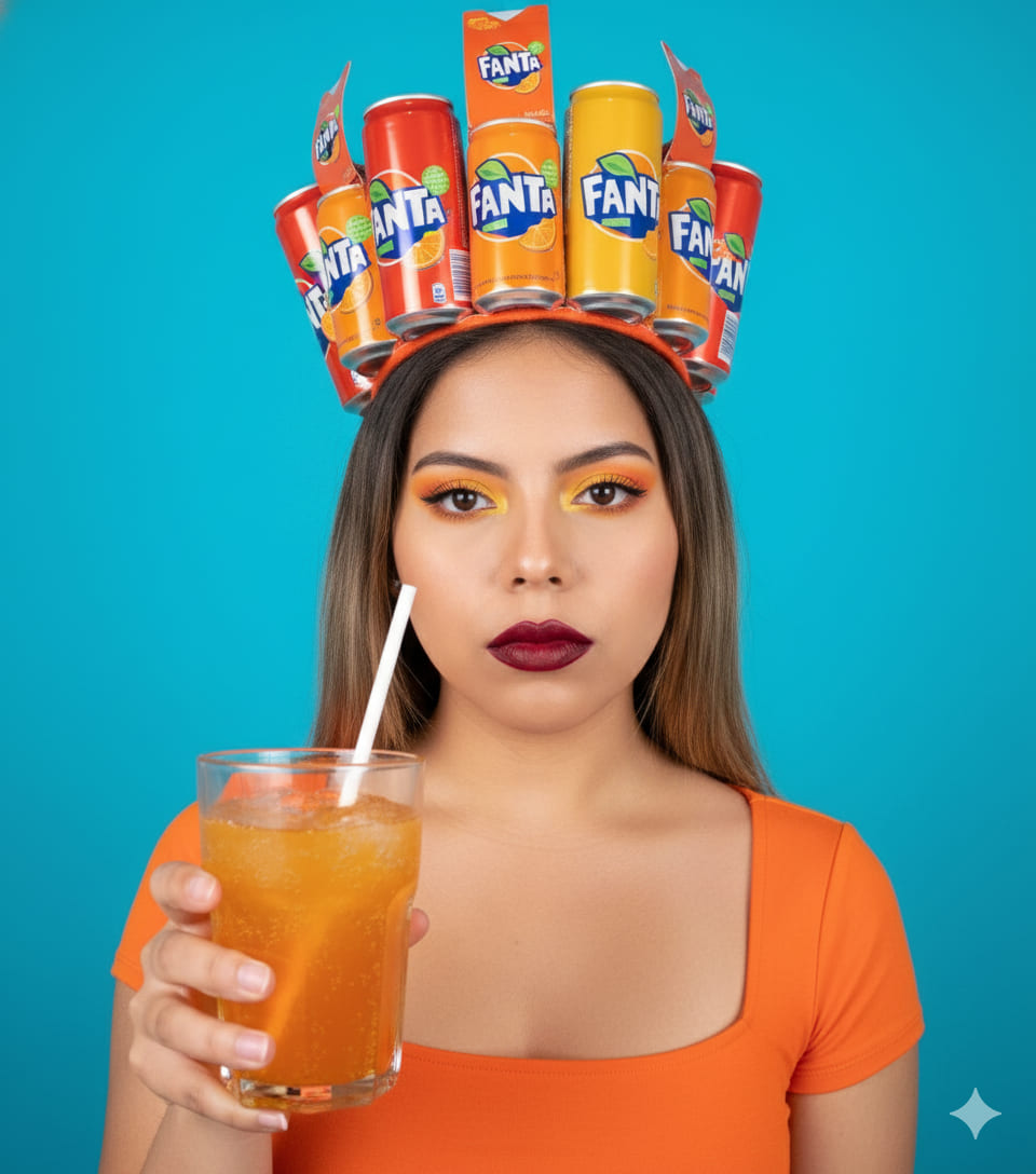 Naranja predominante Fanta