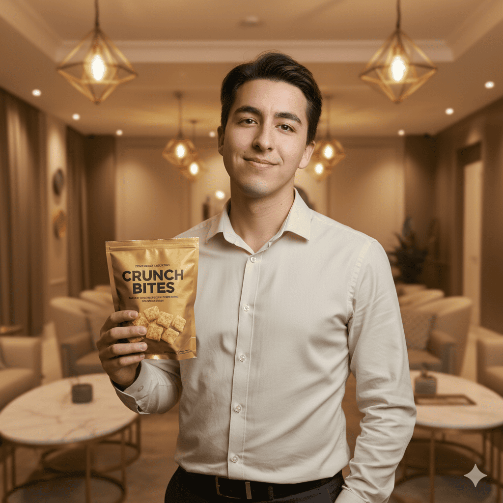 Lujo y sabor: campaña crunch bites