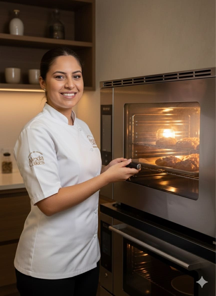 Frente a mi horno profesional 