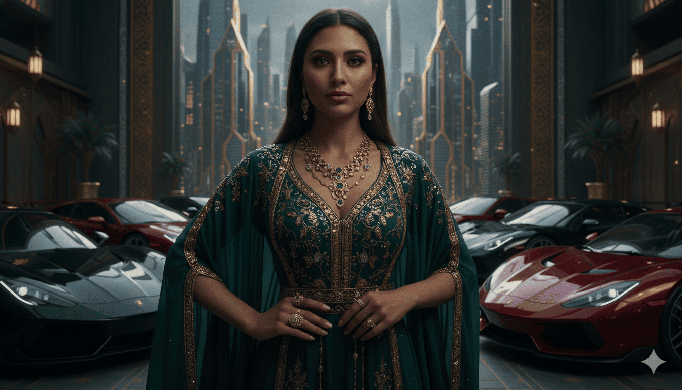 En Dubái en mi mansión lujosa