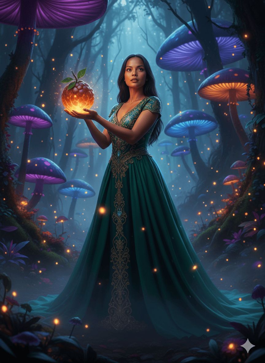 Fantasía + Fruta luminosa