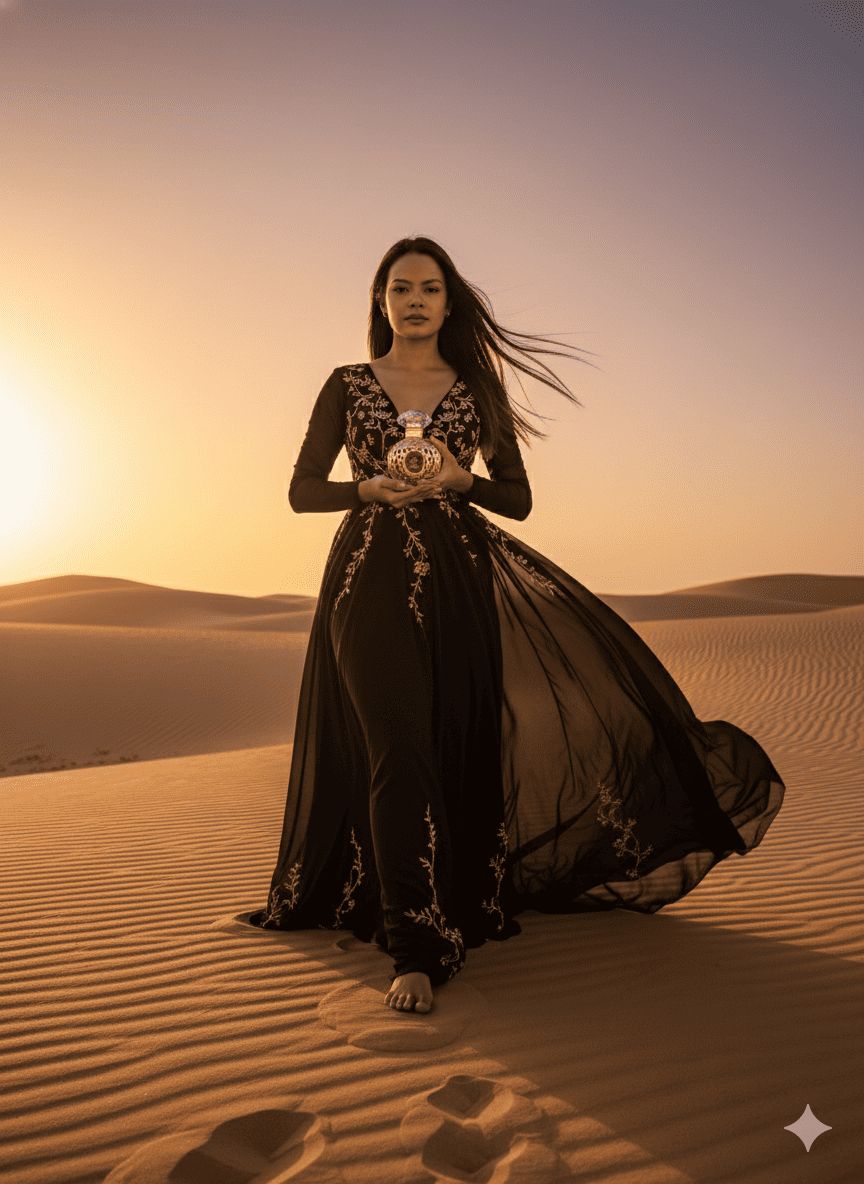 Desierto + Perfume de lujo