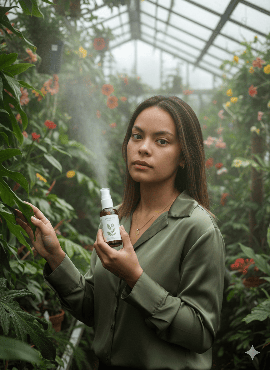  invernadero de plantas exóticas + vaporizador facial de mano