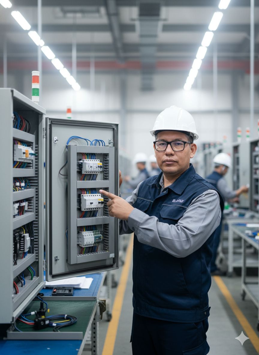 Mostrando tablero electrico