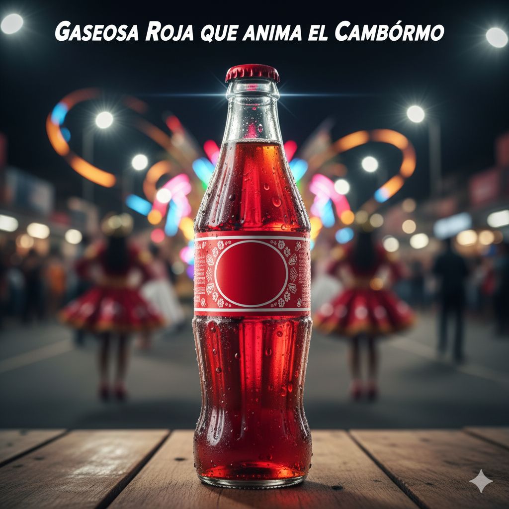Gaseosa roja que anima el cambódromo