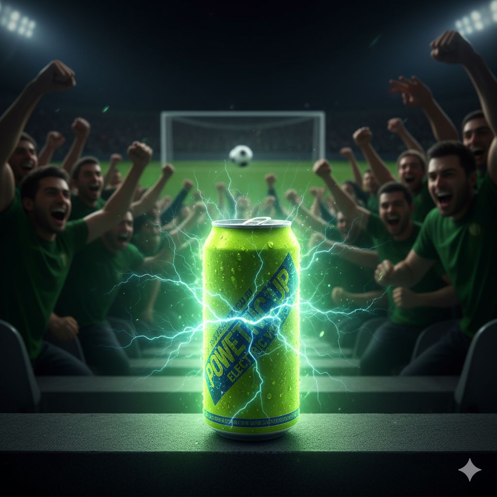 Energética que ilumina el estadio