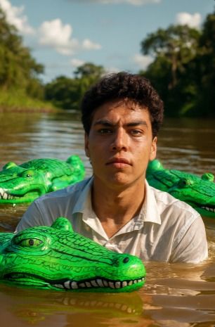 Nadando en Beni-Riberalta