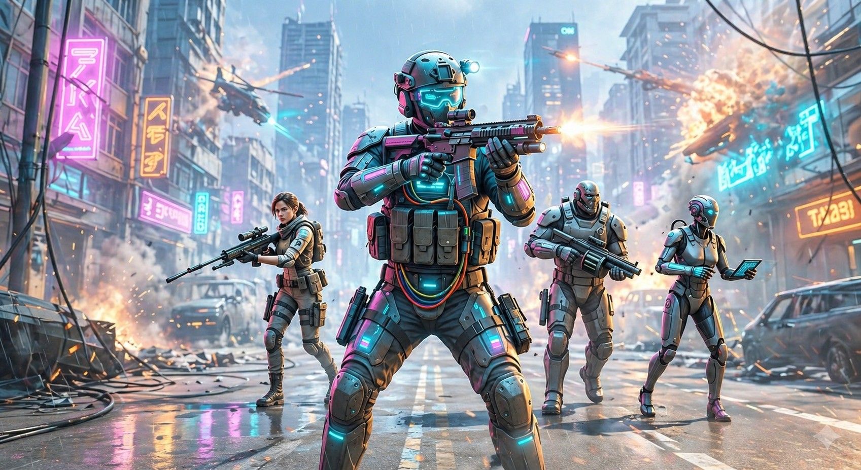 Escena Shooter Gamer