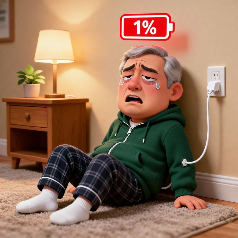 1% battery