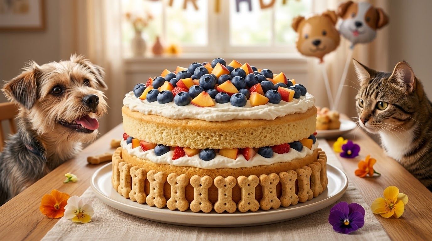 Torta de fruta para animales
