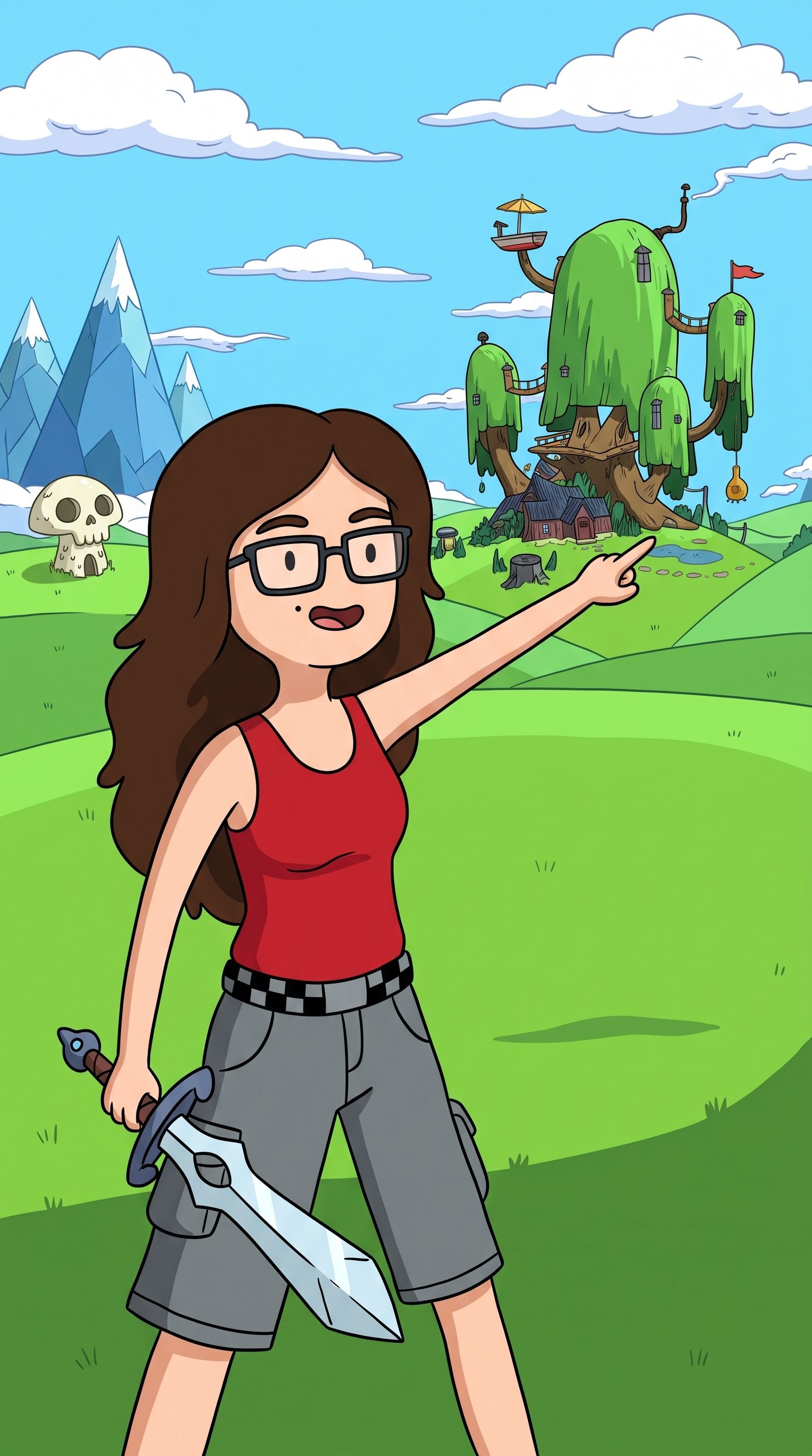 Hora de aventura promt